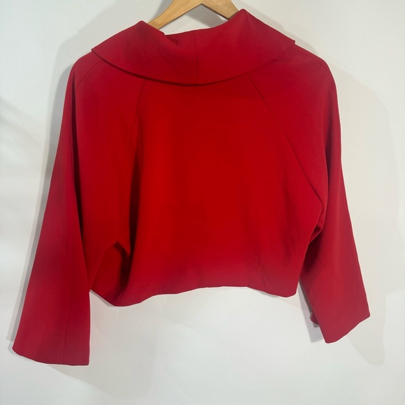 New Issue New York Red Ruffle Jacket - Picture 4 of 5